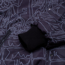 Load image into Gallery viewer, FA Reflective Reversible Varsity Puffer Jacket