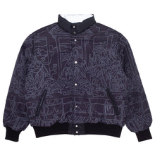 Load image into Gallery viewer, FA Reflective Reversible Varsity Puffer Jacket
