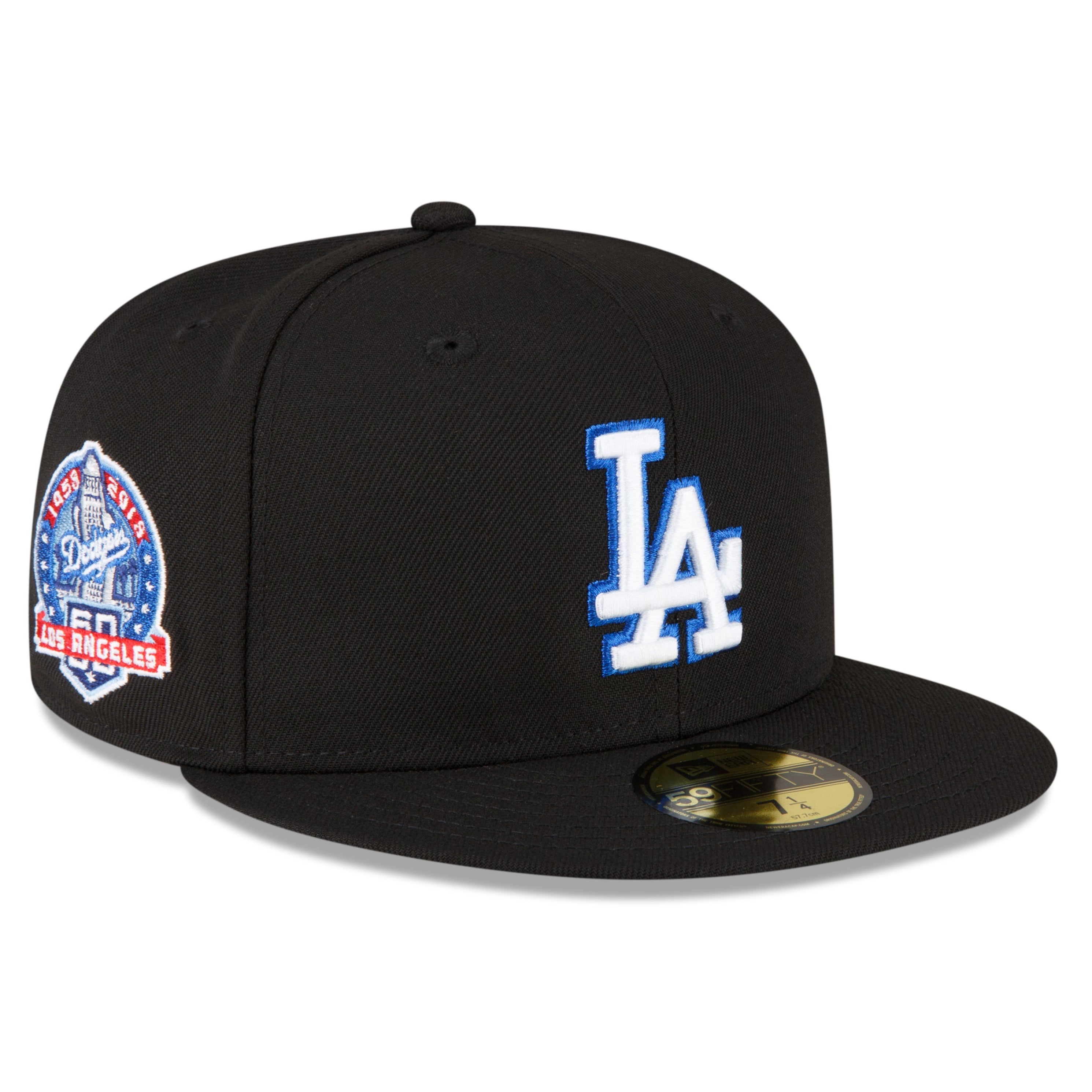 New Era 59Fifty LA Dodgers 60th Anniversary Patch Metallic