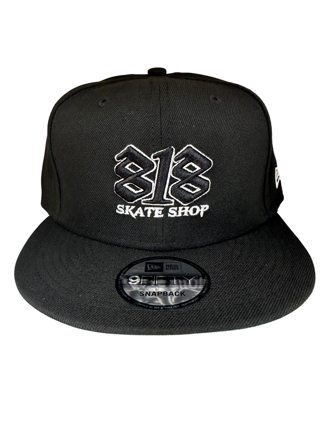 New Era 9Fifty 818 Skate Shop Outline Logo Snapback in Black