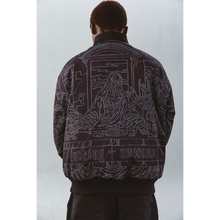 Load image into Gallery viewer, FA Reflective Reversible Varsity Puffer Jacket