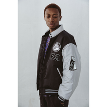 Load image into Gallery viewer, FA Reflective Reversible Varsity Puffer Jacket