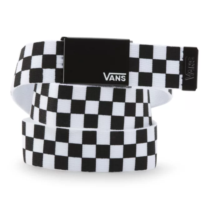 Vans Deppster Web Belt in Checkerboard/White