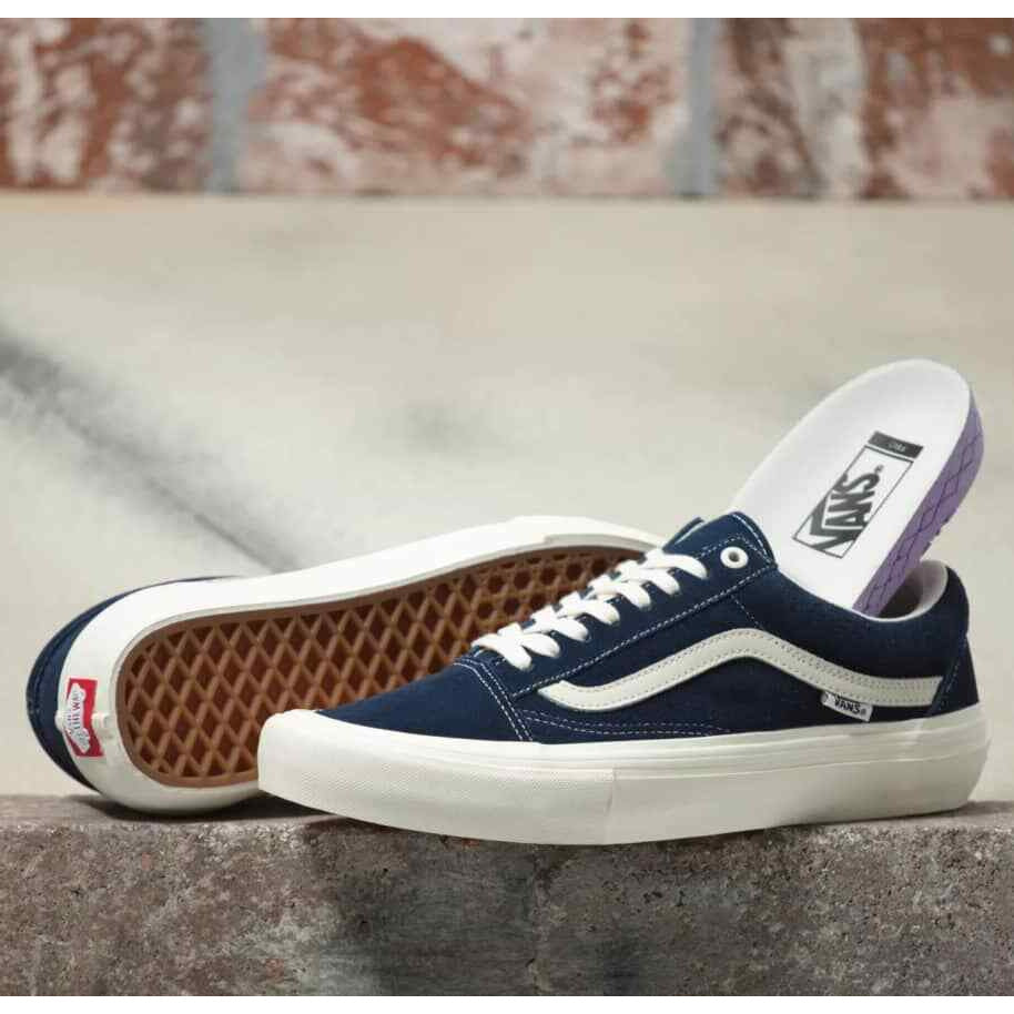 Old Skool Pro in (Wrapped) Navy/Marshmallow – 818 Skate