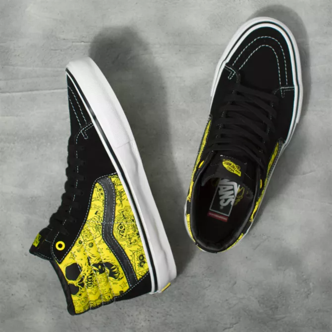 Vans x Gigliotto Spongebob Skate Sk8 HI 818 Skate