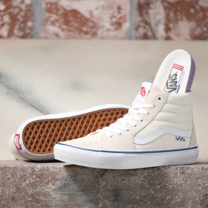 Vans Skate Sk8 HI in Off White