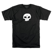 Load image into Gallery viewer, Zero Skateboards Single Skull Tee in Black
