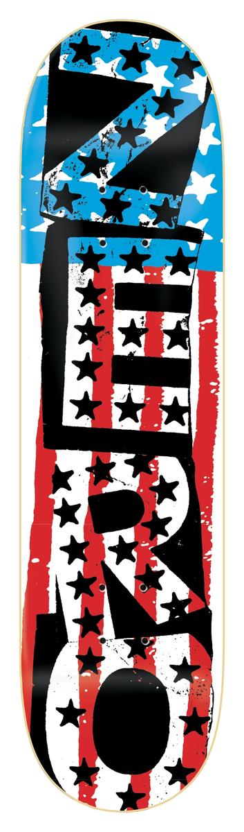 Zero Skateboards American Punk Deck 8.25