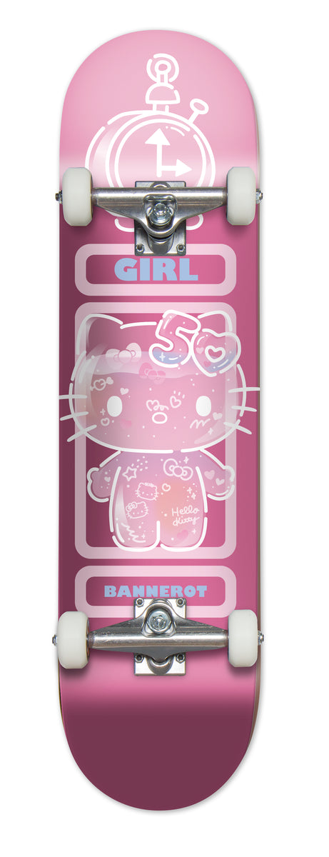 Girl x Hello Kitty 50th Anniversary Bannerot Complete Skateboard