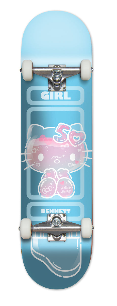 Girl x Hello Kitty 50th Anniversary Bennett Complete Skateboard