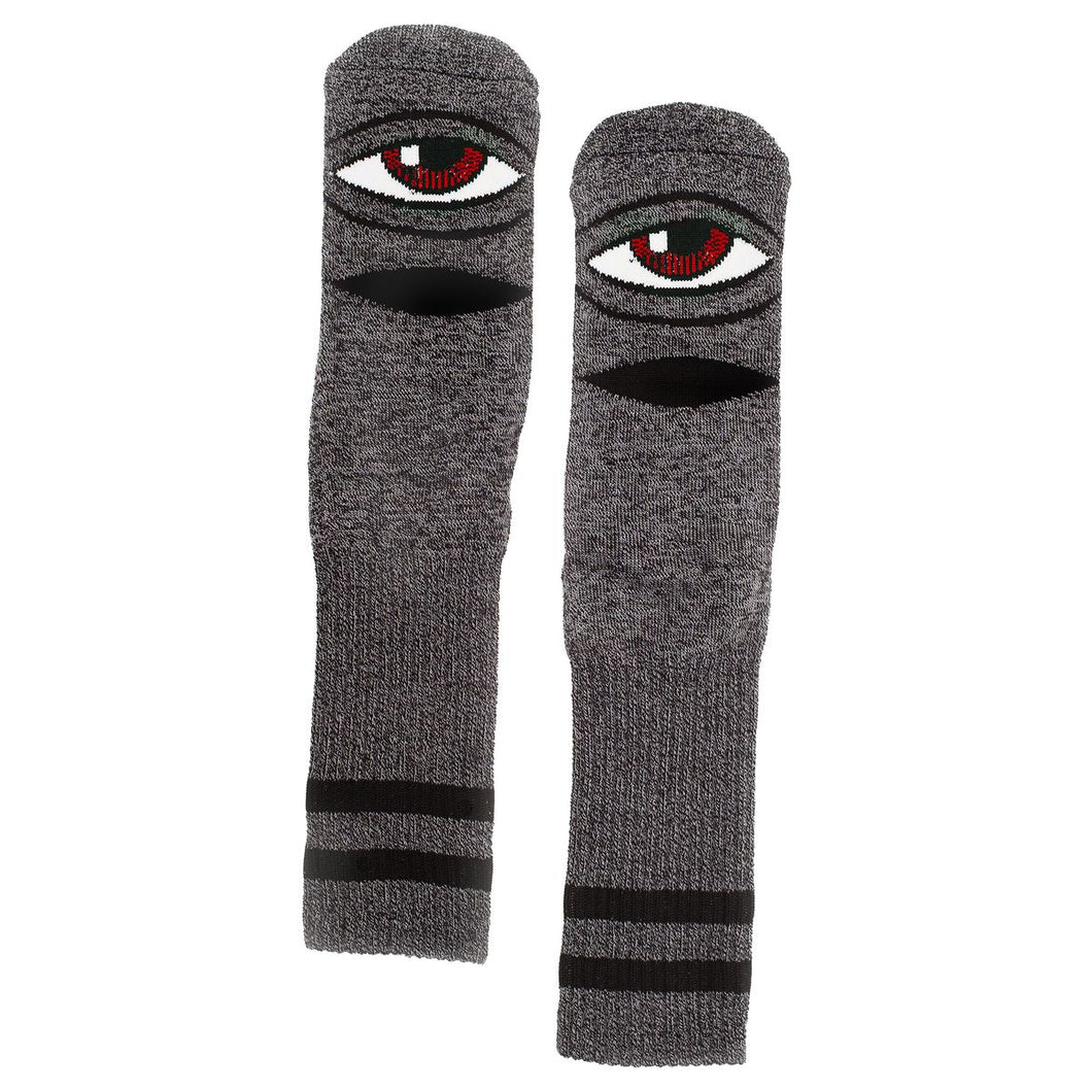Toy Machine Sect Eye Socks in Heather Black