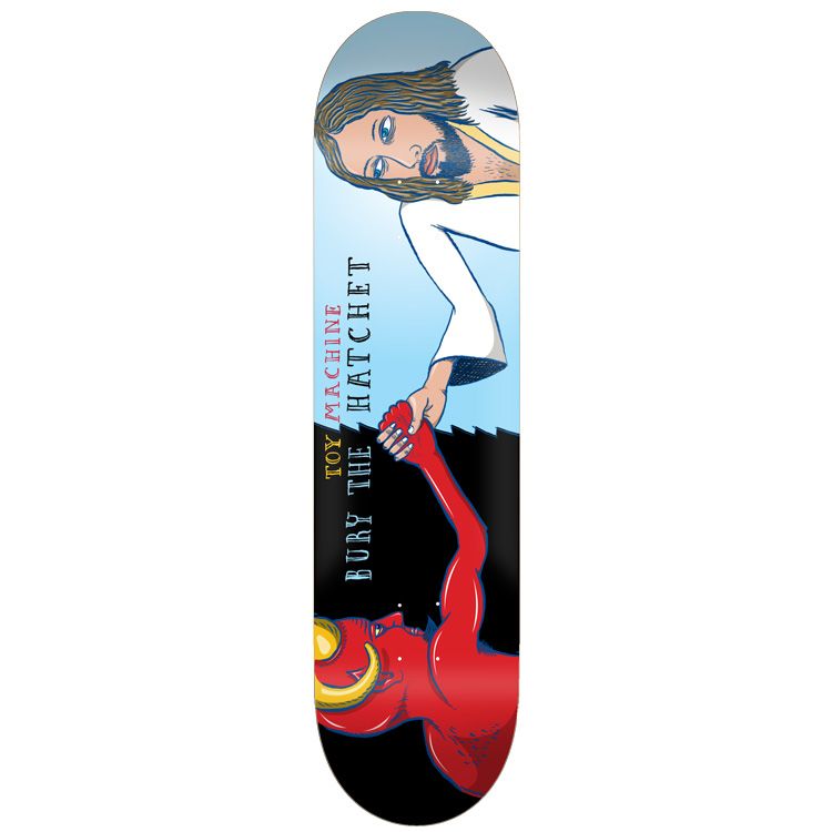 Toy Machine Bury The Hatchet Symmetrical Deck 8.0