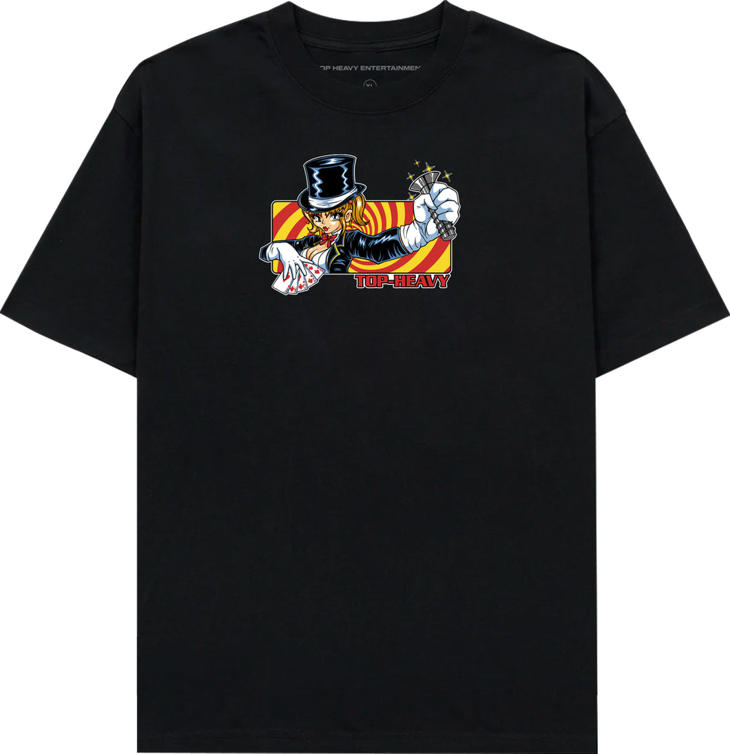 Top Heavy Sleight of Hand Tee in Black