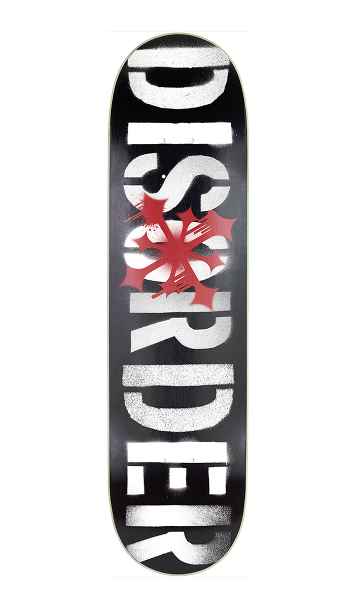 Disorder Stencil Logo Deck 8.0