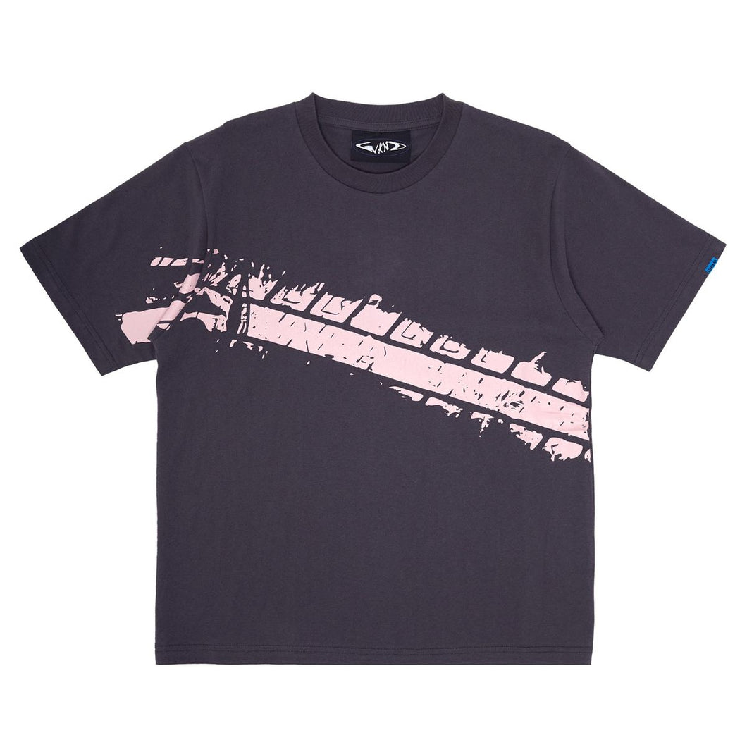 WKND Tire Etch Tee in Muted Navy