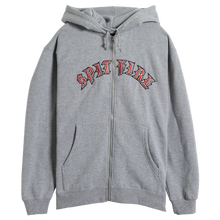 Load image into Gallery viewer, Spitfire Old English Zip Hoodie in Heather
