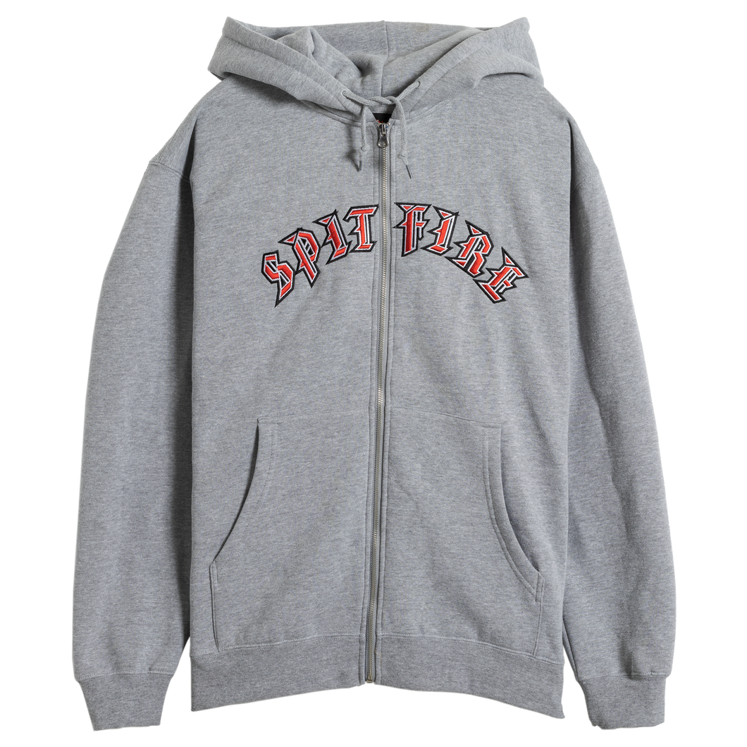 Spitfire Old English Zip Hoodie in Heather