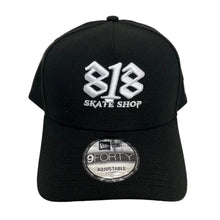 Load image into Gallery viewer, New Era 940 A-Frame 818 Skate Shop Snapback in Black

