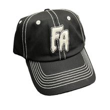 Load image into Gallery viewer, FA Seduction Contrast Stitch 6-Panel Hat in Black
