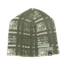 Load image into Gallery viewer, FA Digital Plaid Skully Beanie in Green
