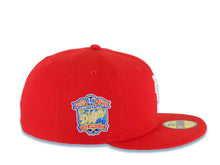 Load image into Gallery viewer, New Era 5950 Upsidedown LA Dodgers 40 Year Anniversary Patch in Scarlet
