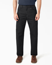 Load image into Gallery viewer, Dickies Relaxed Fit Heavyweight Duck Carpenter Pants in Rinsed Black
