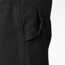Load image into Gallery viewer, Dickies Relaxed Fit Heavyweight Duck Carpenter Pants in Rinsed Black
