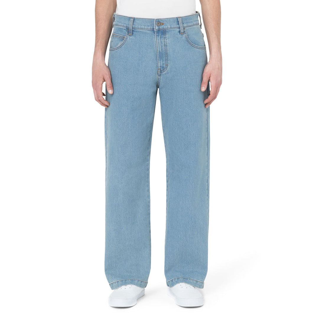 Dickies Skateboarding Wingville Loose Fit Jeans in Light Denim