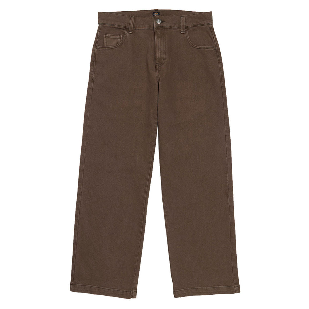 Dickies Skateboarding Wingville Loose Fit Jeans in Brown Tint Wash