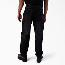 Load image into Gallery viewer, Dickies Relaxed Fit Heavyweight Carpenter Jeans in Rinsed Black

