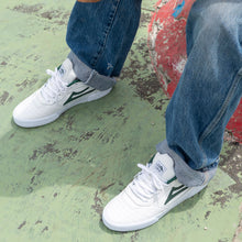Load image into Gallery viewer, Lakai Cambridge in White/Pine Leather
