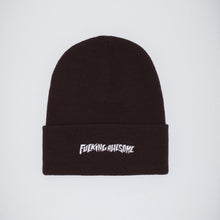 Load image into Gallery viewer, FA Little Stamp Embroidered Beanie in Black
