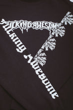 Load image into Gallery viewer, FA Logo Test Print Crewneck in Black
