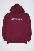 Load image into Gallery viewer, FA Dill Collage Hoodie in Maroon
