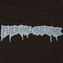 Load image into Gallery viewer, FA Reflective Drip Logo Hoodie in Black
