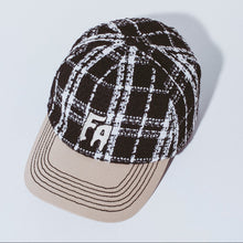 Load image into Gallery viewer, FA Seduction Plaid Hat in Black/White
