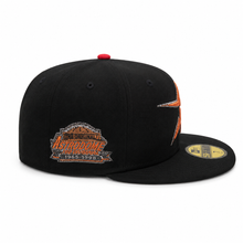 Load image into Gallery viewer, New Era 5950 Houston Astros Astrodome Side Patch in Black/Metallic Copper - 818 Exclusive
