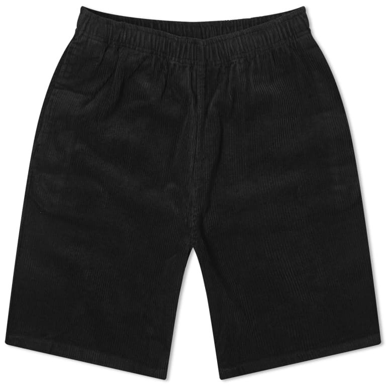 FA Elastic Corduroy Short in Black