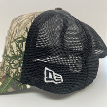 Load image into Gallery viewer, New Era 950 A-Frame Upsidedown LA Dodgers Trucker in Realtree Camo
