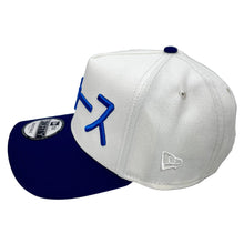 Load image into Gallery viewer, New Era 940 A-Frame LA Dodgers Kanji Japanese Lanter Patch Snapback in Chrome/Royal - 818 Exclusive
