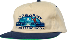 Load image into Gallery viewer, Real Skateboards 3rd &amp; Army Hat in Natural/Navy
