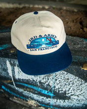 Load image into Gallery viewer, Real Skateboards 3rd &amp; Army Hat in Natural/Navy
