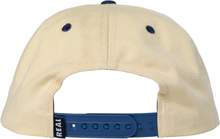 Load image into Gallery viewer, Real Skateboards 3rd &amp; Army Hat in Natural/Navy
