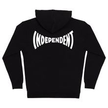 Load image into Gallery viewer, Independent Span Zip Up Hoodie in Black
