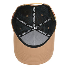 Load image into Gallery viewer, Santa Cruz MFG Tapestry Snapback Structured Hat in Floral/Khaki
