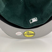 Load image into Gallery viewer, New Era 5950 LA Dodgers 2024 World Series Champions Patch in Dark Green Corduroy
