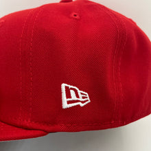 Load image into Gallery viewer, New Era 5950 Upsidedown LA Dodgers 40 Year Anniversary Patch in Scarlet
