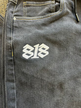 Load image into Gallery viewer, 818 Skate Denim Drawstring Pants in Washed Black
