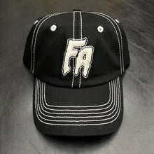 Load image into Gallery viewer, FA Seduction Contrast Stitch 6-Panel Hat in Black
