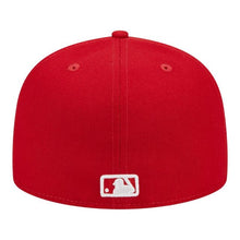 Load image into Gallery viewer, New Era 5950 LA Dodgers World Series 2020 Side Patch in Scarlet
